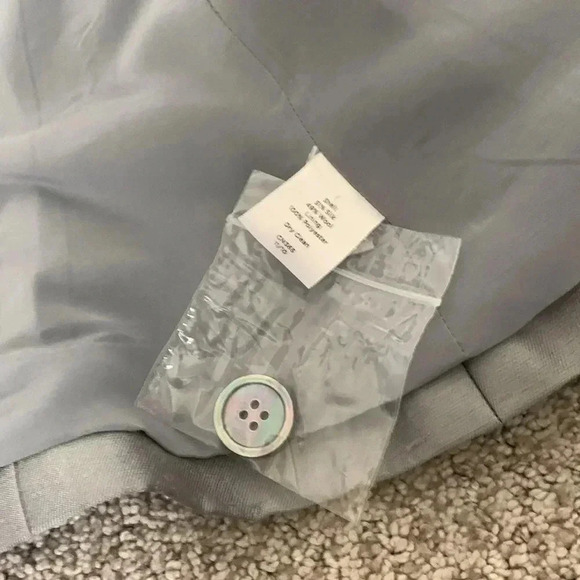 NWT Talbots silk and wool silver jacket - Picture 6 of 9